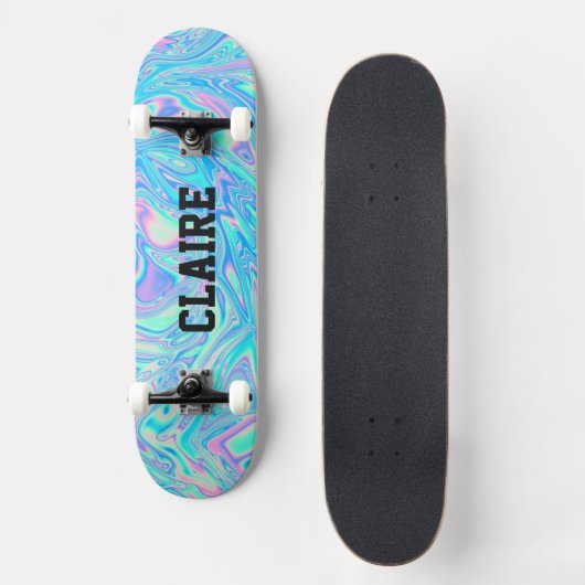 Cool Uniek Ontwerp Holografisch Skateboard (Voorkant)