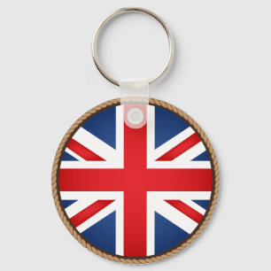 Cool United Kingdom Flag Seal Sleutelhanger