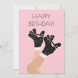 Cool Universe Roller Schaatsen Derby Birthday Kaart