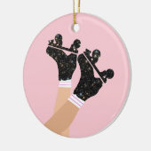 Cool Universe Roller Schaatsen Derby Skater Gift Keramisch Ornament (Links)