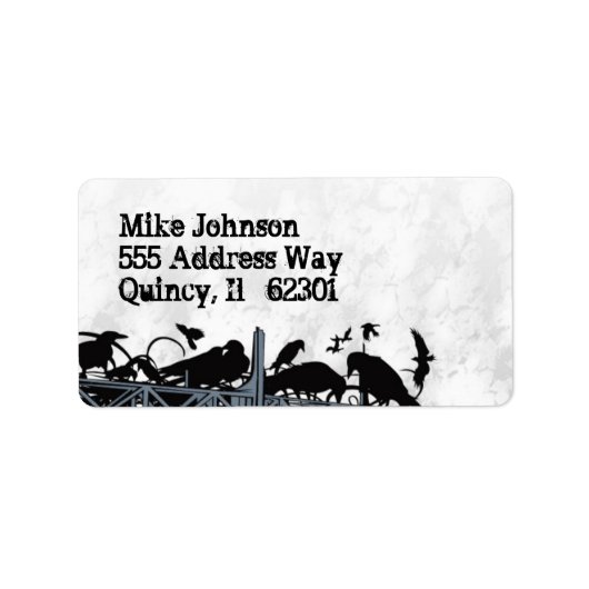 Cool Urban Crows Label (Voorkant)