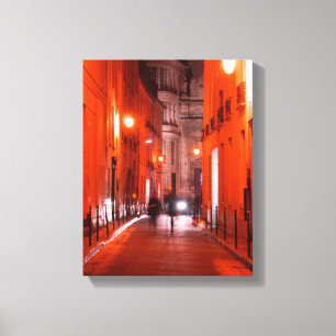 Cool, urban, moderne foto van de Parisiaanse leven Canvas Afdruk