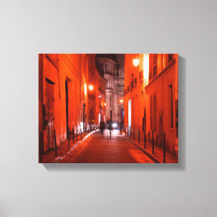 Cool, urban, moderne foto van de Parisiaanse leven Canvas Afdruk