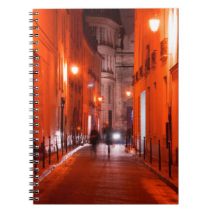 Cool, urban, moderne foto van de Parisiaanse leven Notitieboek