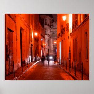 Cool, urban, moderne foto van de Parisiaanse leven Poster