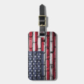 Cool USA Flag Design Bagagelabel (Voorkant verticaal)