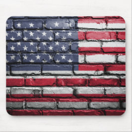 Cool USA Flag Design Muismat