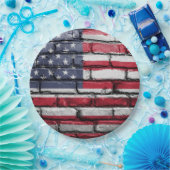 Cool USA Flag Design Papieren Bordje (Feest)