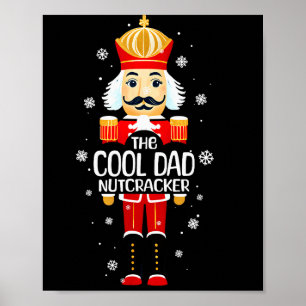Cool Vader Notenkraker Grappige Kerst Familie Matc Poster