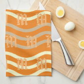 Cool Vague Monogramme Motif serviette (Quart Plié)