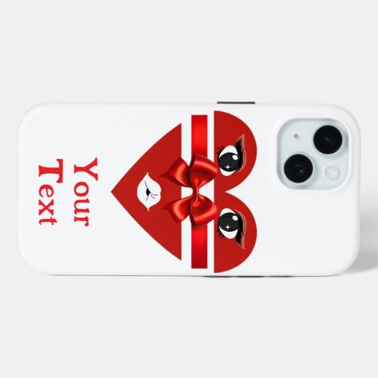 Cool &  Valentijnsdag Heart Design Case-Mate iPhone Case (Achterkant (horizontaal))