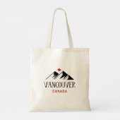 Cool Vancouver Canada Bergen Maple Leaf Tote Bag (Achterkant)