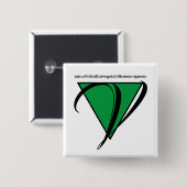 Cool Vegan Button (Voorkant /achterkant)