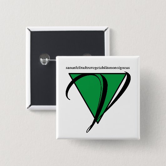 Cool Vegan Button (Voorkant /achterkant)