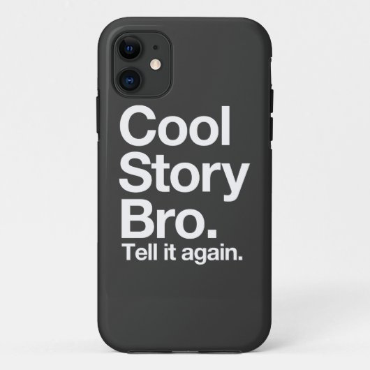 Cool Verhaal Bro Case-Mate iPhone Case (Achterkant)