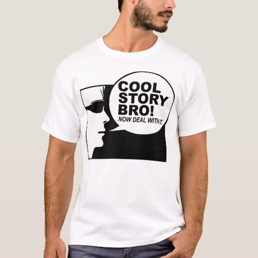 Cool-verhaal bro t-shirt (Voorkant)