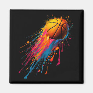 Cool Verjaardag Kleurrijke Tie Dye Kleur Paint Spl Magneet