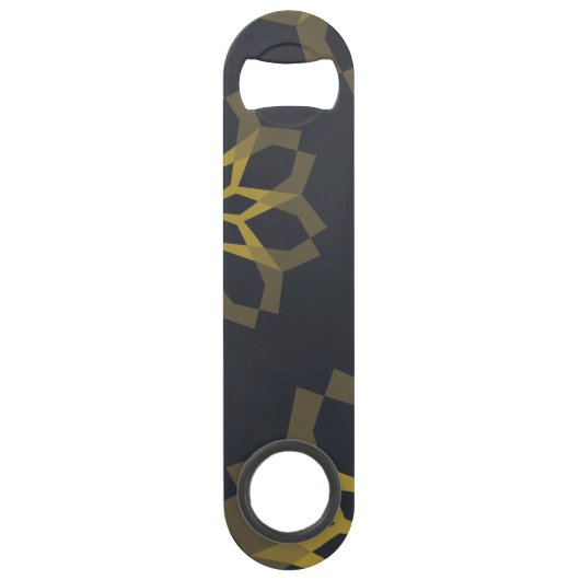 Cool, vert, unique, fleur moderne et tendance abst (Dos)