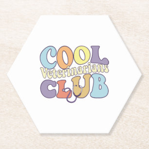 Cool Vet Club Veterinary Tech Practitioner Dier Kartonnen Onderzetters
