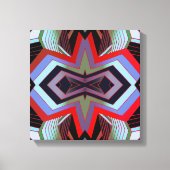 Cool Vibes geometrisch Canvas Afdruk (Voorkant)