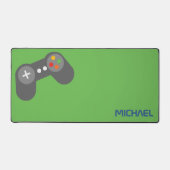 Cool Video Game Controller Kinder op maat Bureaumat (Voorkant)