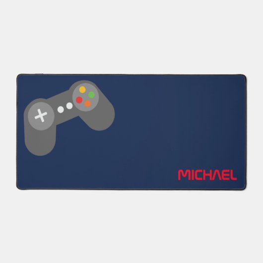 Cool Video Game Controller Kinder op maat Bureaumat (Voorkant)
