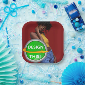 COOL! Vierkant papier Bord - 7" - Custom