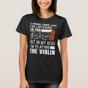 Cool Violin for Men Violinist Player Viola C T-shirt