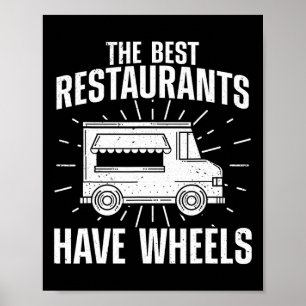 Cool Voedseltruck Voor Mannen Vrouwen Culinaire Ch Poster