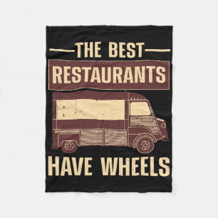 Cool Voedselwagen Voor Mannen Vrouwen Culinaire Ch Fleece Deken
