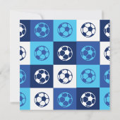 COOL VOETBAL Bar Bat Mitswa Uitnodiging (Achterkant)