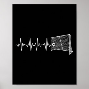 Cool Voetbal Kunst Voor Mannen Vrouwen Voetbal Fan Poster