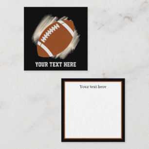 Cool Voetbal sporten tekst toevoegen Notitiekaartje