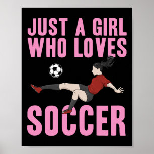Cool Voetbal Voor Vrouwen Meisjes Moeder Voetbalsp Poster