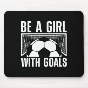 Cool Voetbal Voor Vrouwen Meisjes Voetbal Liefhebb Muismat