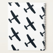 Cool, Vol simple en avion, noir et blanc (Dos)