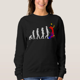 Cool volleybal of beachvolleybal retro look des trui
