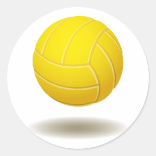 Cool Volleyball Emblem 2 Ronde Sticker