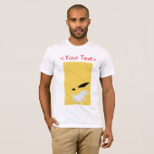 Cool Votre Texte Mens T-shirt (Devant entier)