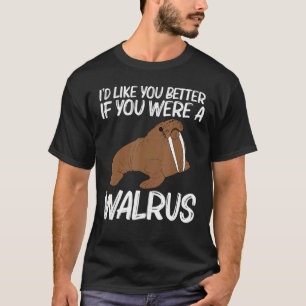 Cool Walrus voor mannen Vrouwen Noordpool Pacific T-shirt