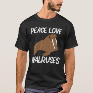 Cool Walrus voor mannen Vrouwen Noordpool Pacific T-shirt