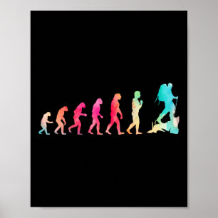 Cool wandelontwerp voor mannen vrouwen Wandelaar B Poster