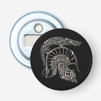 Cool Warrior Metallic Drakenhelm Button Flesopener