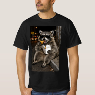 Cool Wasbeer Krab Rangoon Nacht Stoeprand T-shirt