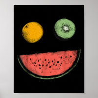 Cool Watermeloen Lemon Kiwi Veggie Plant Diet Worl