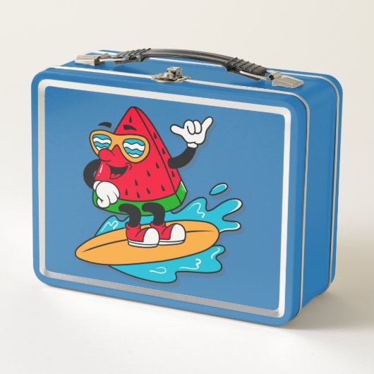 Cool watermeloen surfen (Voorkant)