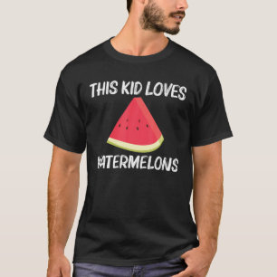 Cool Watermeloen voor kinderen Rood Meloen T-shirt
