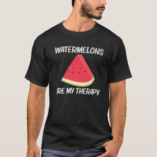Cool Watermeloen voor mannen Rode Meloenen Vruchte T-shirt