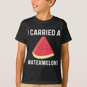 Cool Watermeloen voor mannen Rode Meloenen Vruchte T-shirt