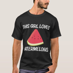 Cool Watermeloen voor meisjes Kinder rode meloen T-shirt